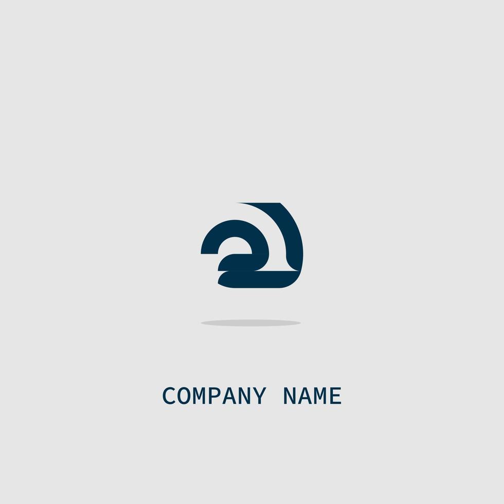 logotyp ikon design djur elegant Marin blå Färg enkel illustration elefant eps 10 vektor