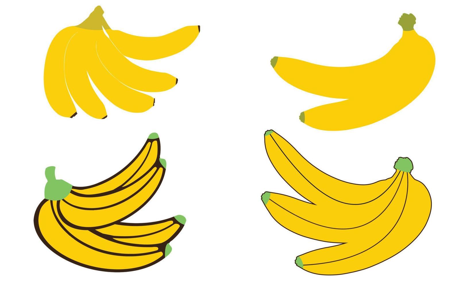 Bananen-Vektor-Sammlung vektor
