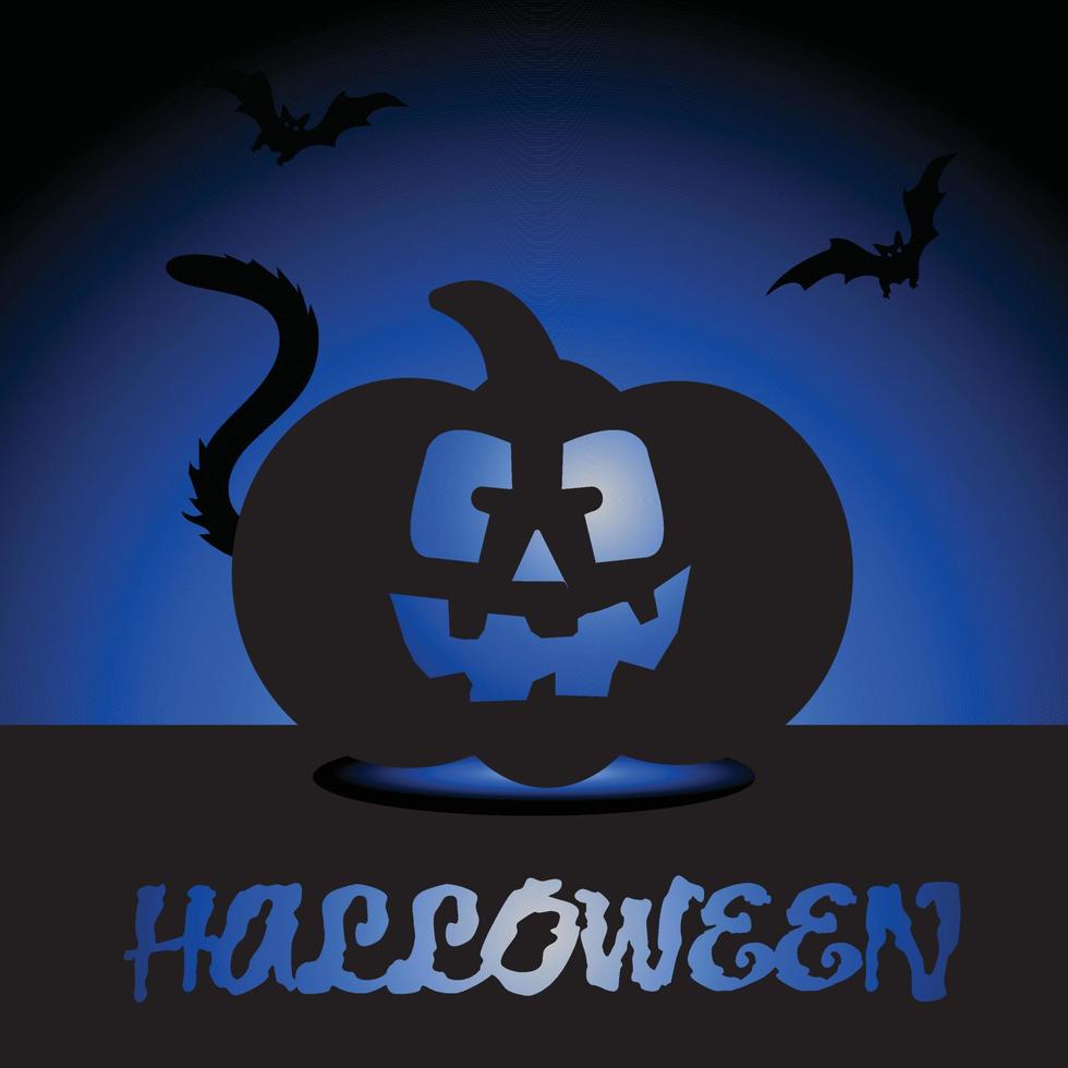 halloween design med kreativ design vektor