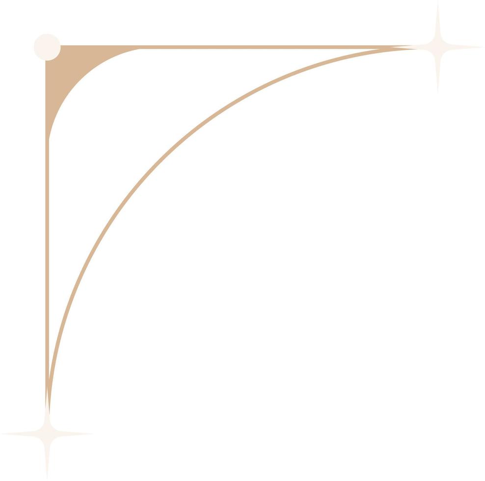 minimale sterneckenrand-vektorillustration vektor