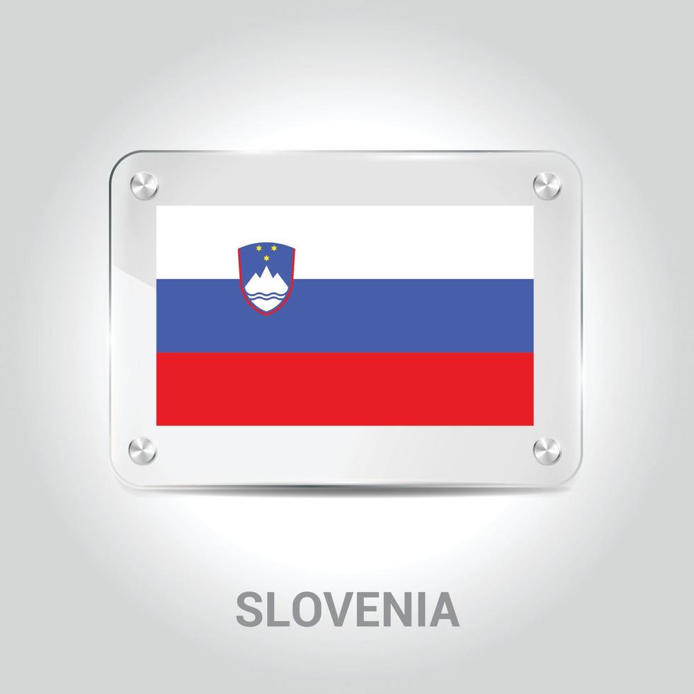 solovenien flagga design vektor