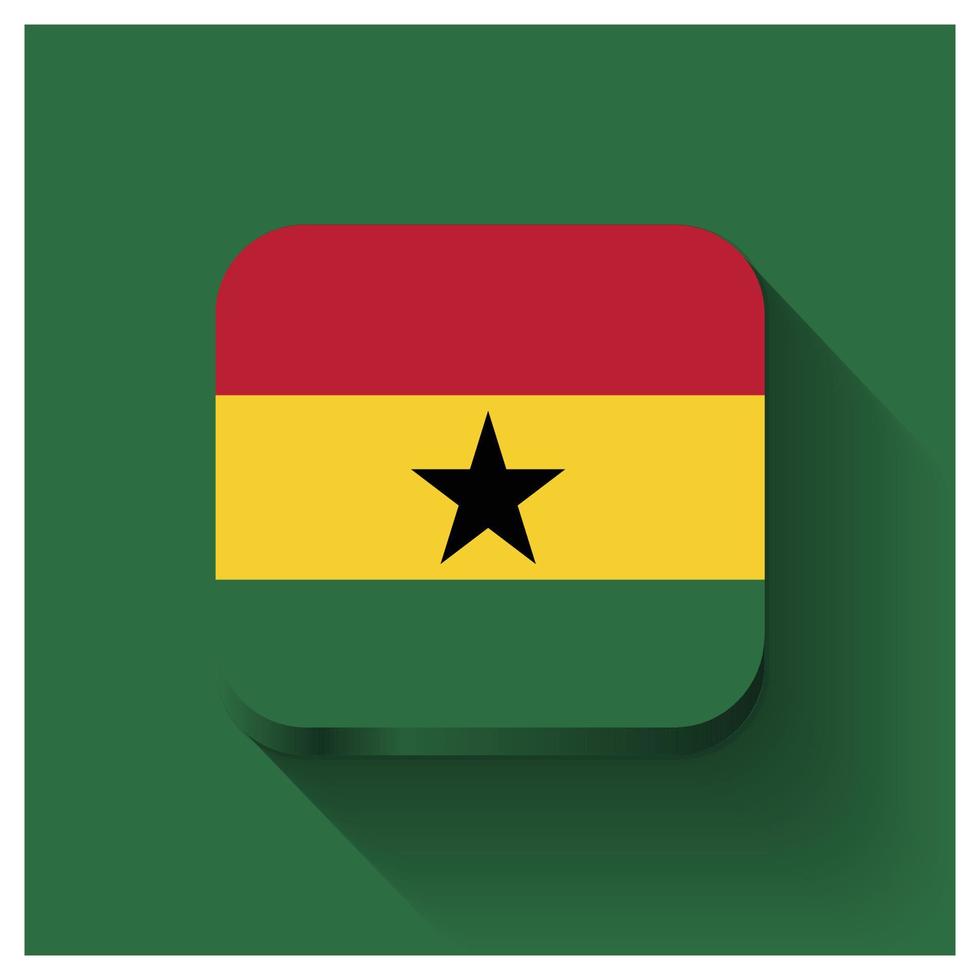 ghana flag design vektor