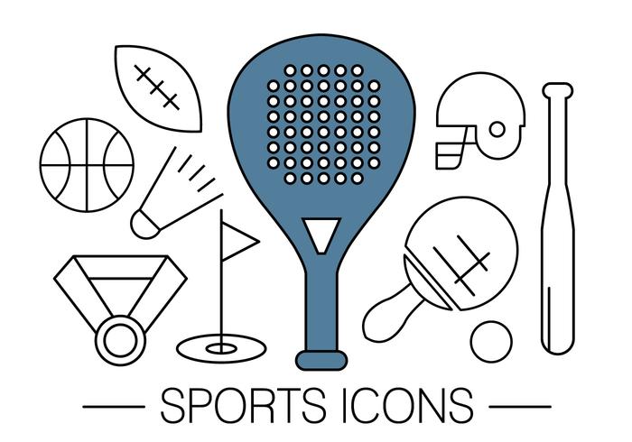 Kostenlose Sports Icons vektor