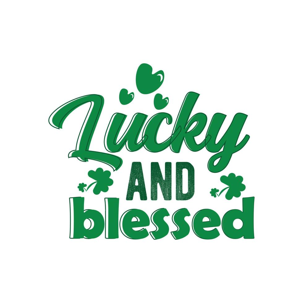 st. Patricks dag citat och text vektor t-shirt design