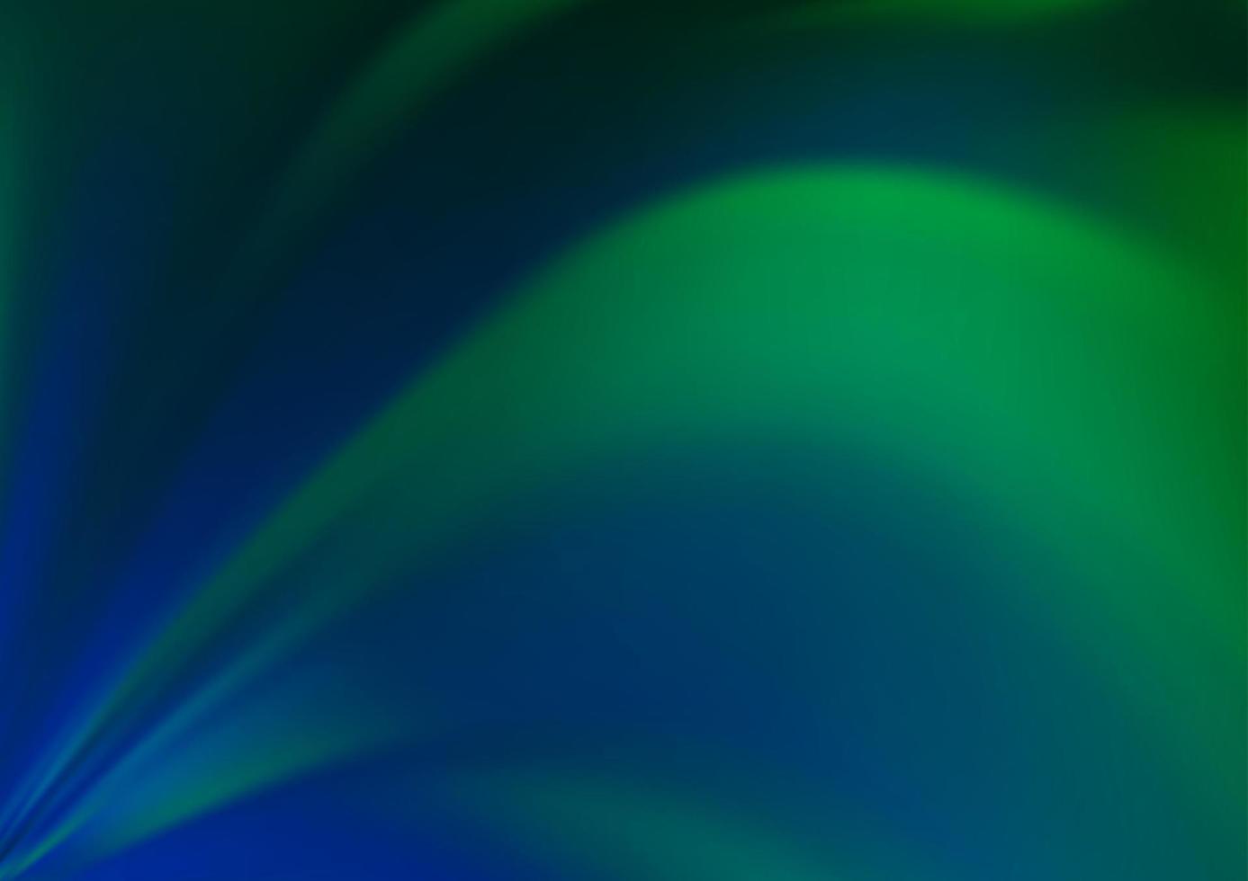 dunkelblauer, grüner Vektor abstrakter unscharfer Hintergrund.