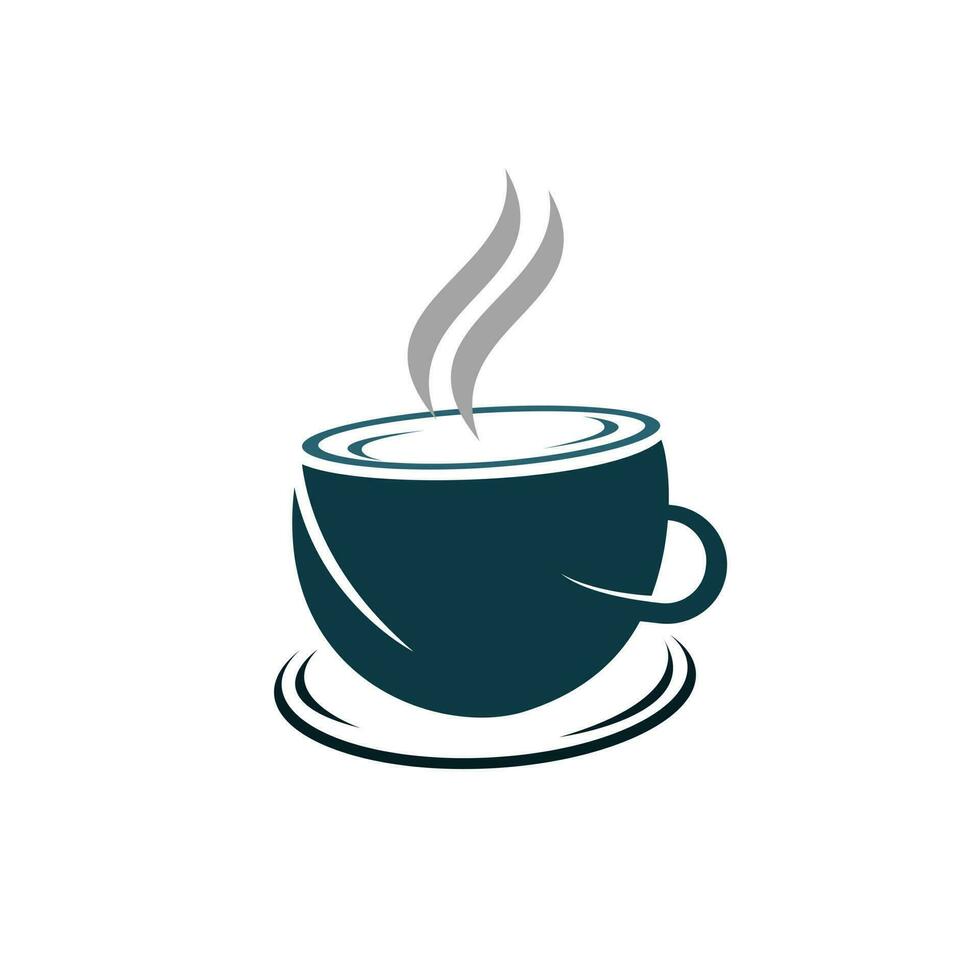 Kaffee-Café-Vektor-Logo-Design. Einzigartige Logo-Vorlage für Kaffeetassensymbole. vektor