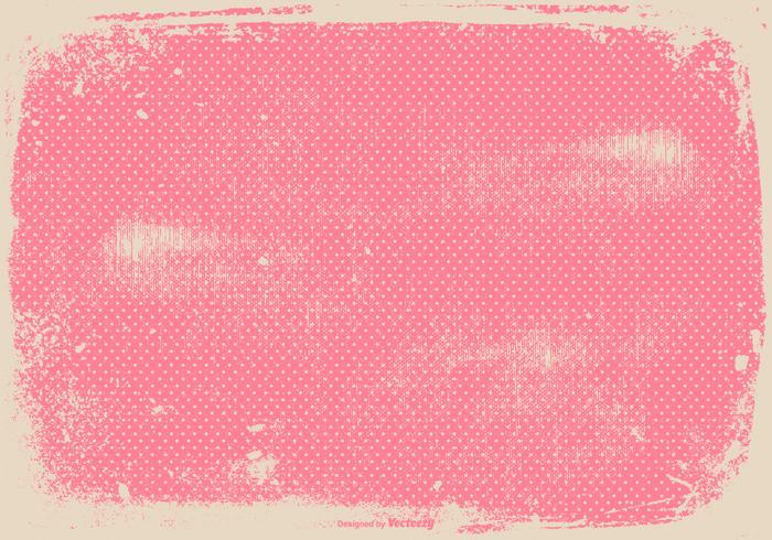 Grunge rosa Tupfen Hintergrund vektor