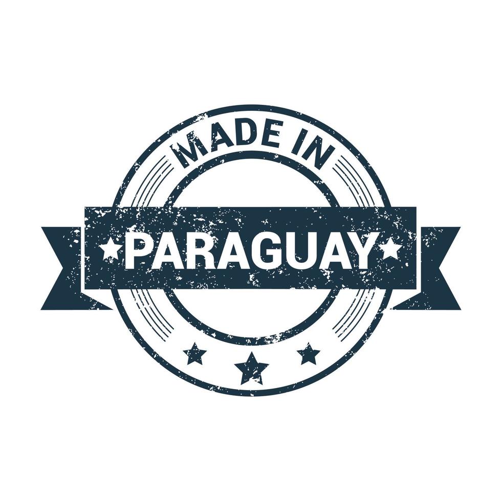 paraguay stämpel design vektor