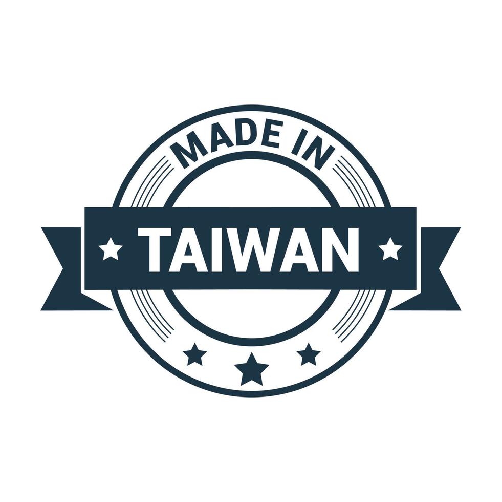 Taiwan-Briefmarken-Design-Vektor vektor