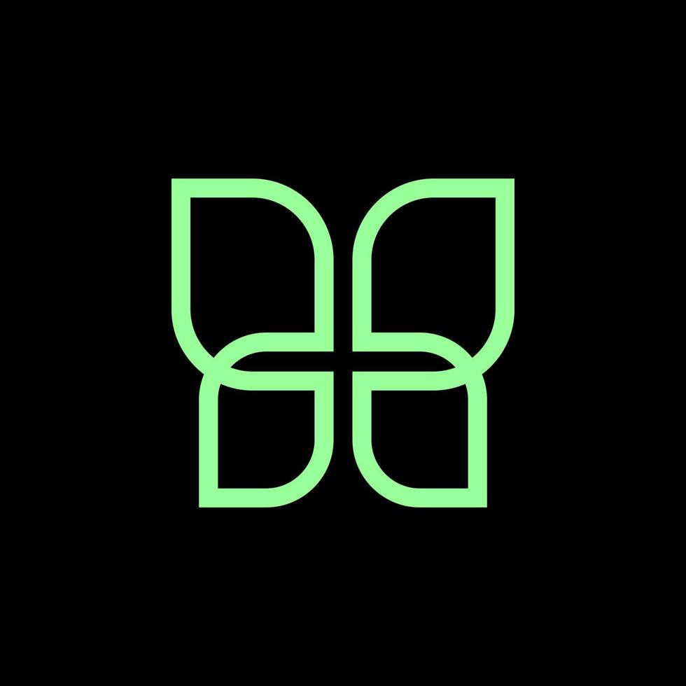 modern första bb logotyp brev enkel och kreativ design begrepp vektor