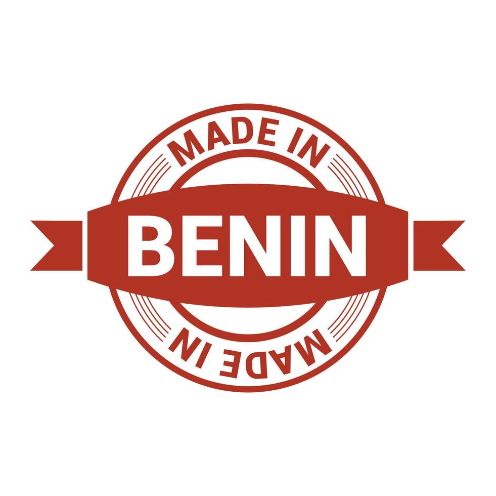 Benin-Stempel-Design-Vektor vektor