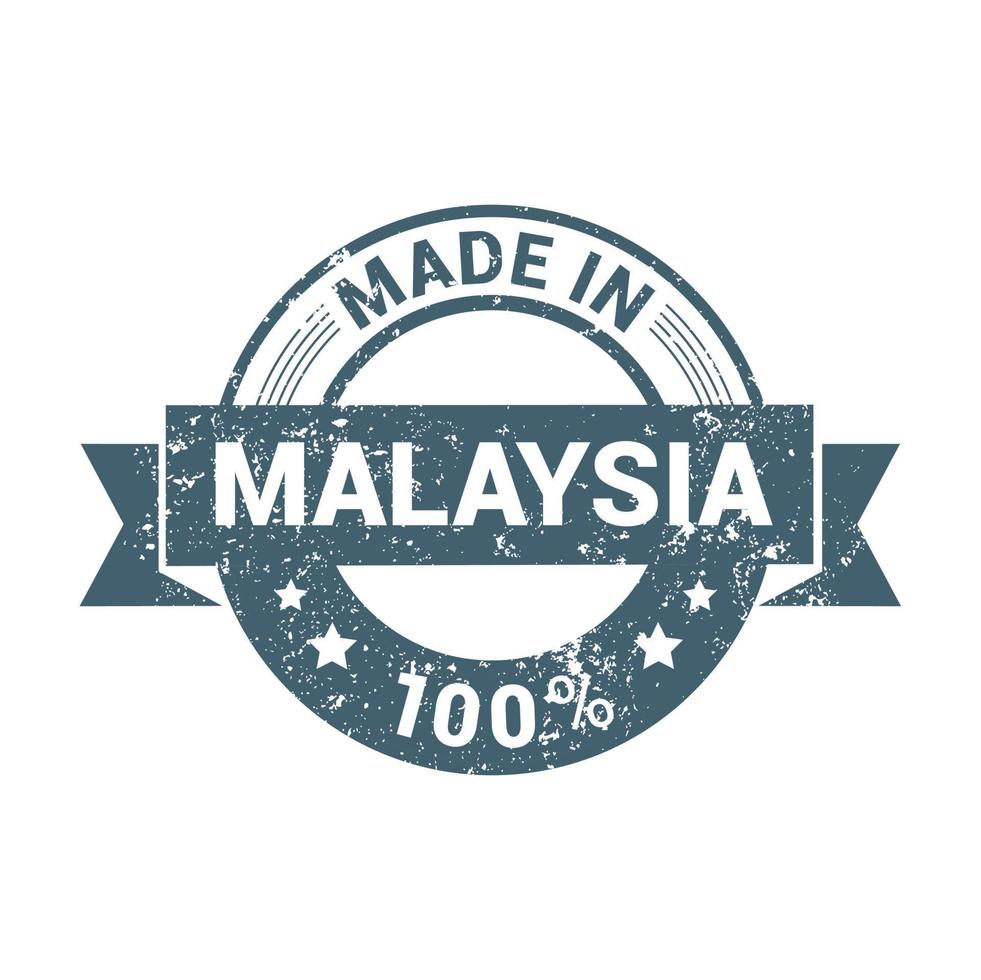 Malaysia-Briefmarken-Design-Vektor vektor