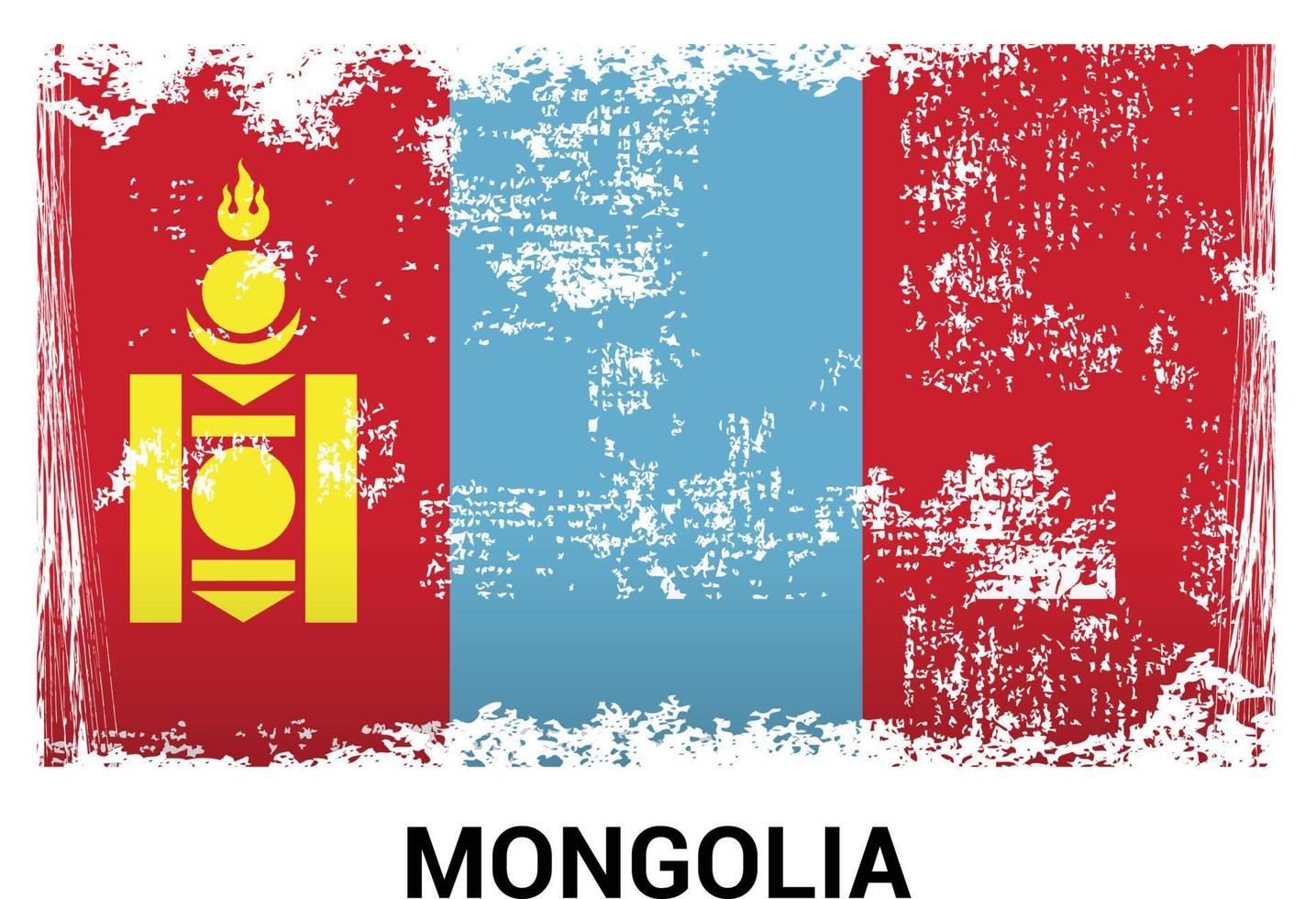 mongoliet flaggor design vektor