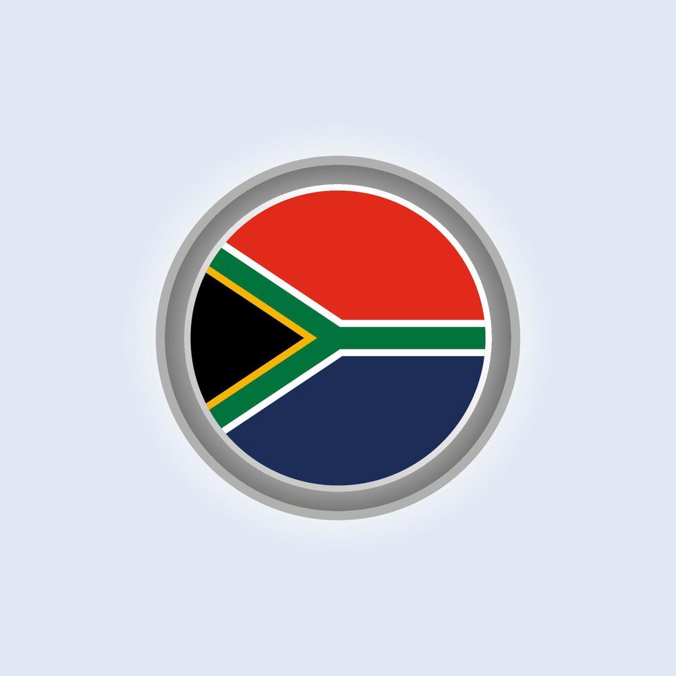 illustration av söder afrika flagga mall vektor