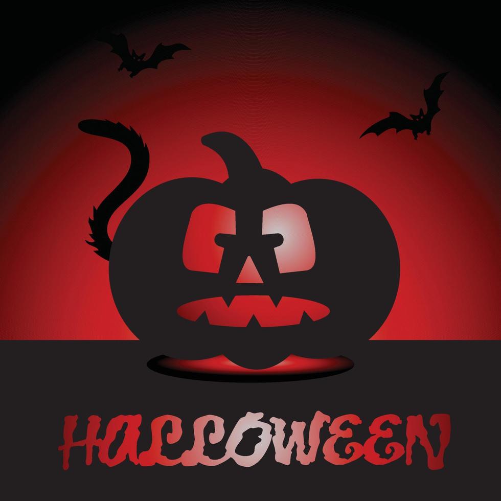 halloween design med kreativ design vektor