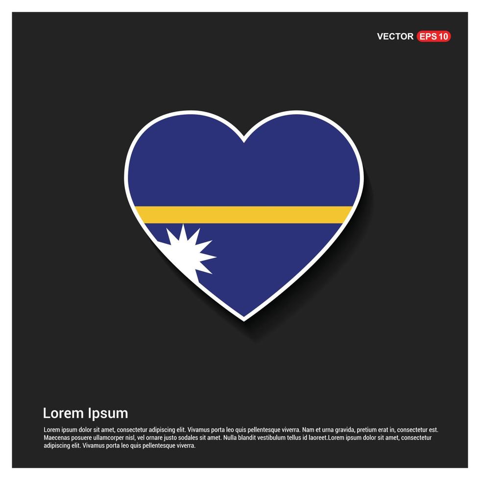 nauru flag design vektor