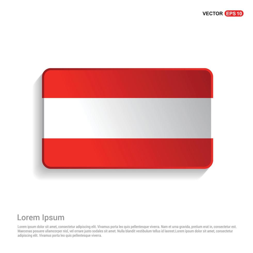 österreich flag design vektor