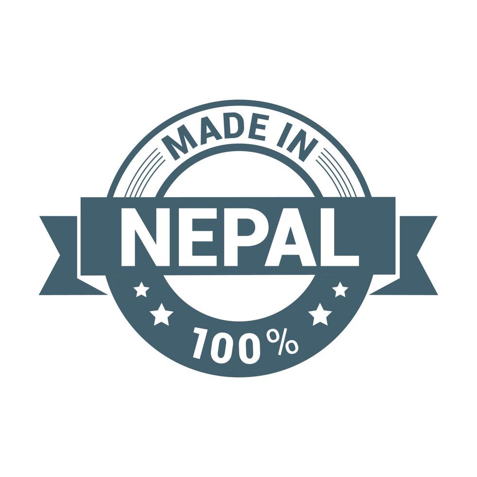 nepal stämpel design vektor