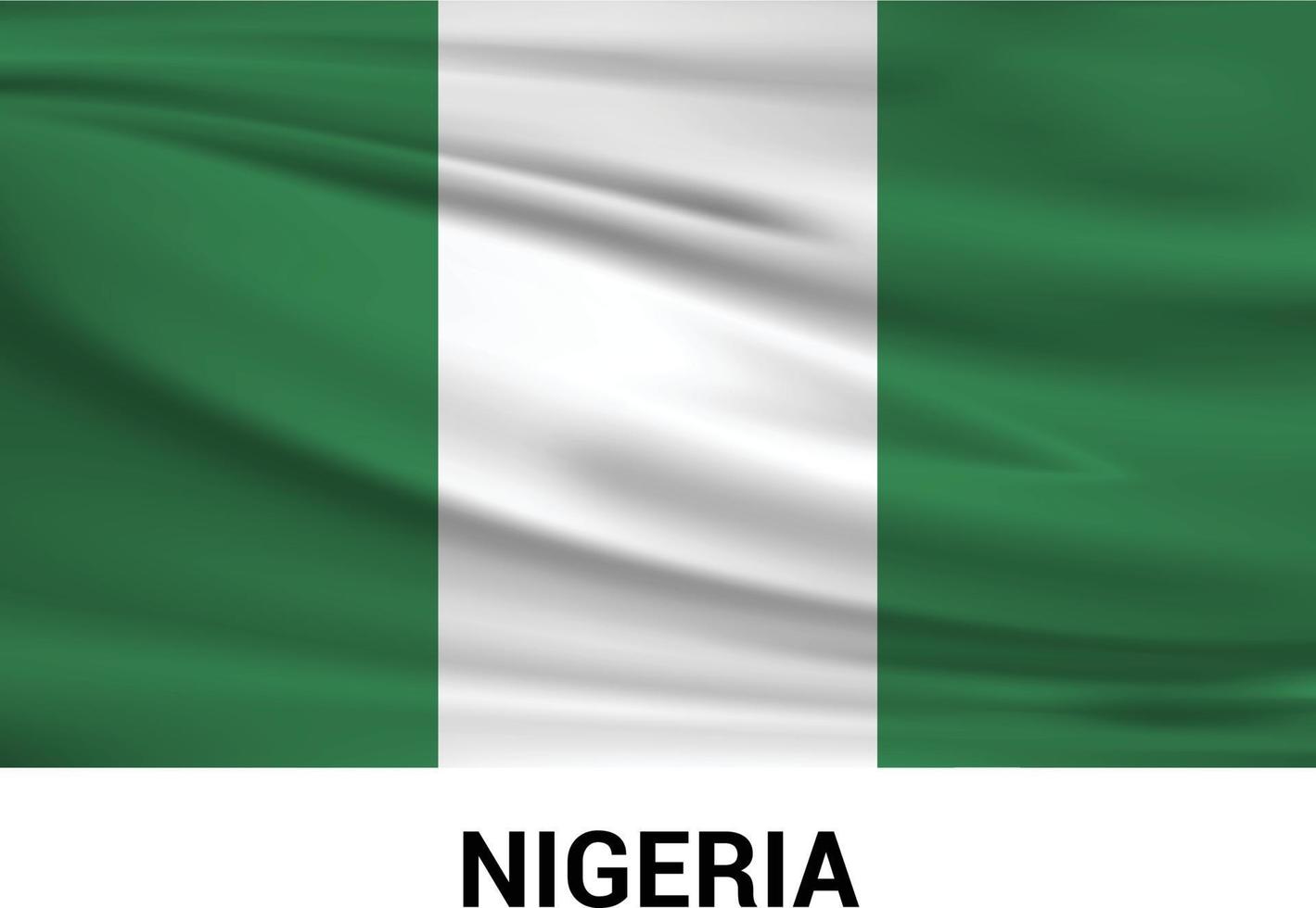 nigeria oberoende dag design vektor