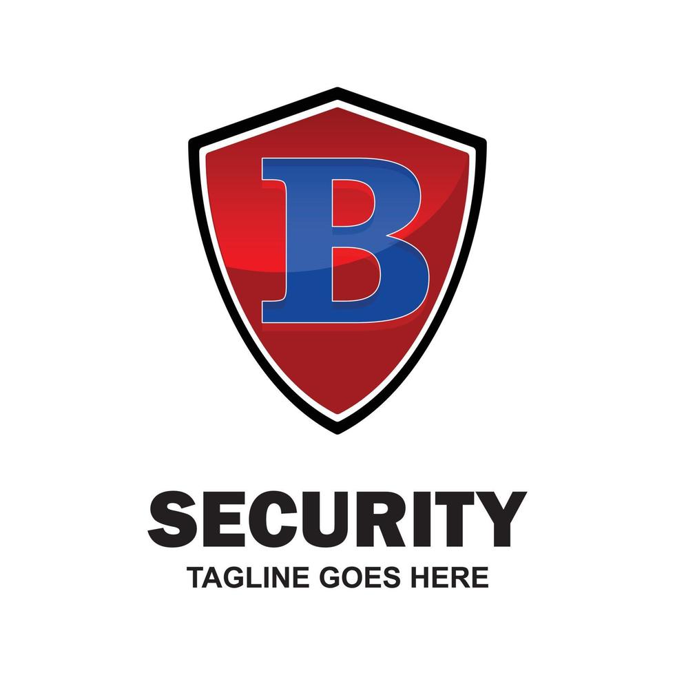 alphabetisches logo des sicherheitsunternehmens und typografievektor vektor
