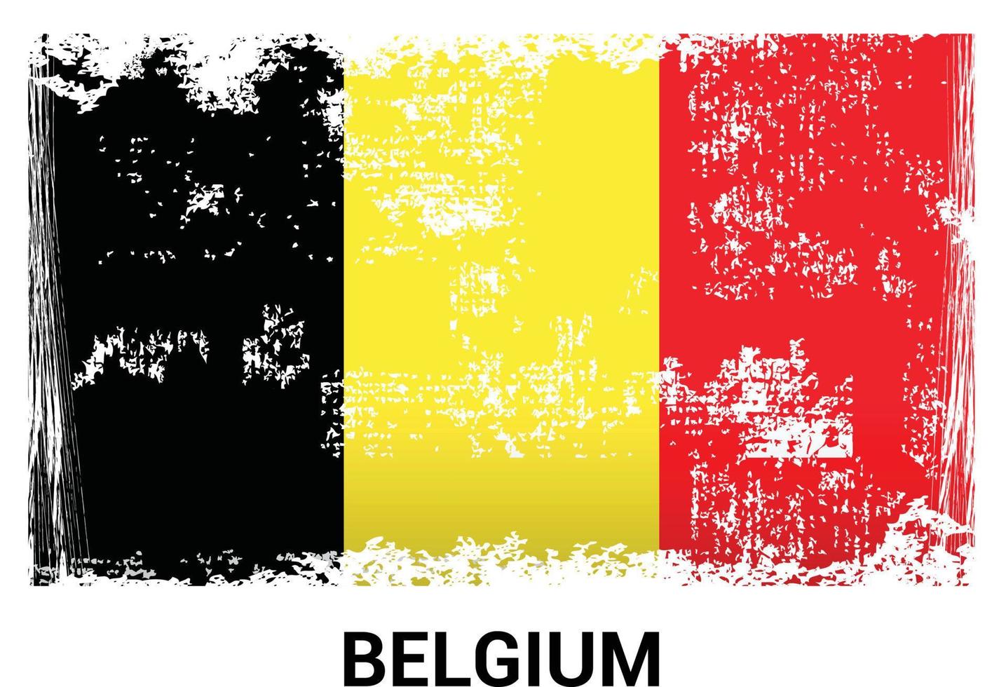 belgien flagga design vektor