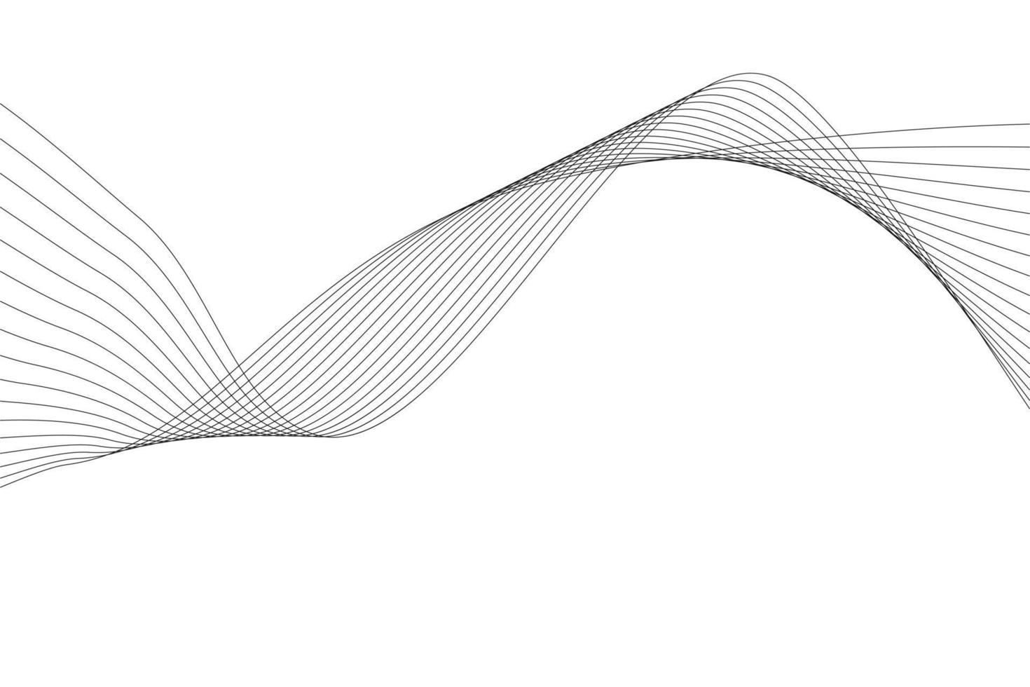 abstrakt linje Vinka vit bakgrund. modern vågig linje abstrakt bakgrund vektor