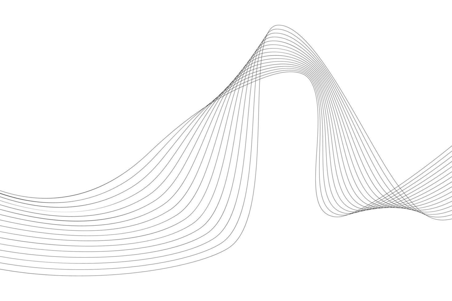 abstrakter Hintergrund mit Wellenlinien weißer Hintergrund. abstraktes Hintergrunddesign mit Farbverlauf vektor