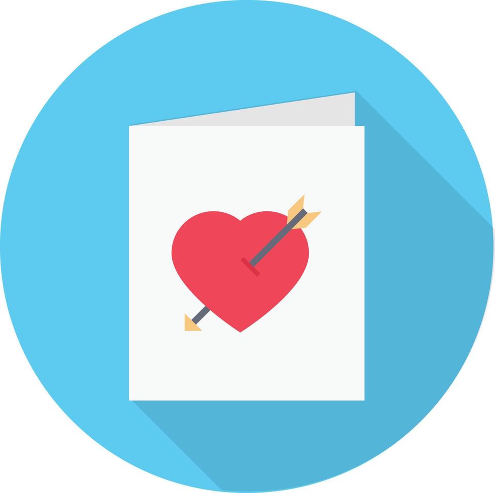 Liebesbrief-Vektorillustration auf einem Hintergrund. Premium-Qualitätssymbole. Vektorsymbole für Konzept und Grafikdesign. vektor