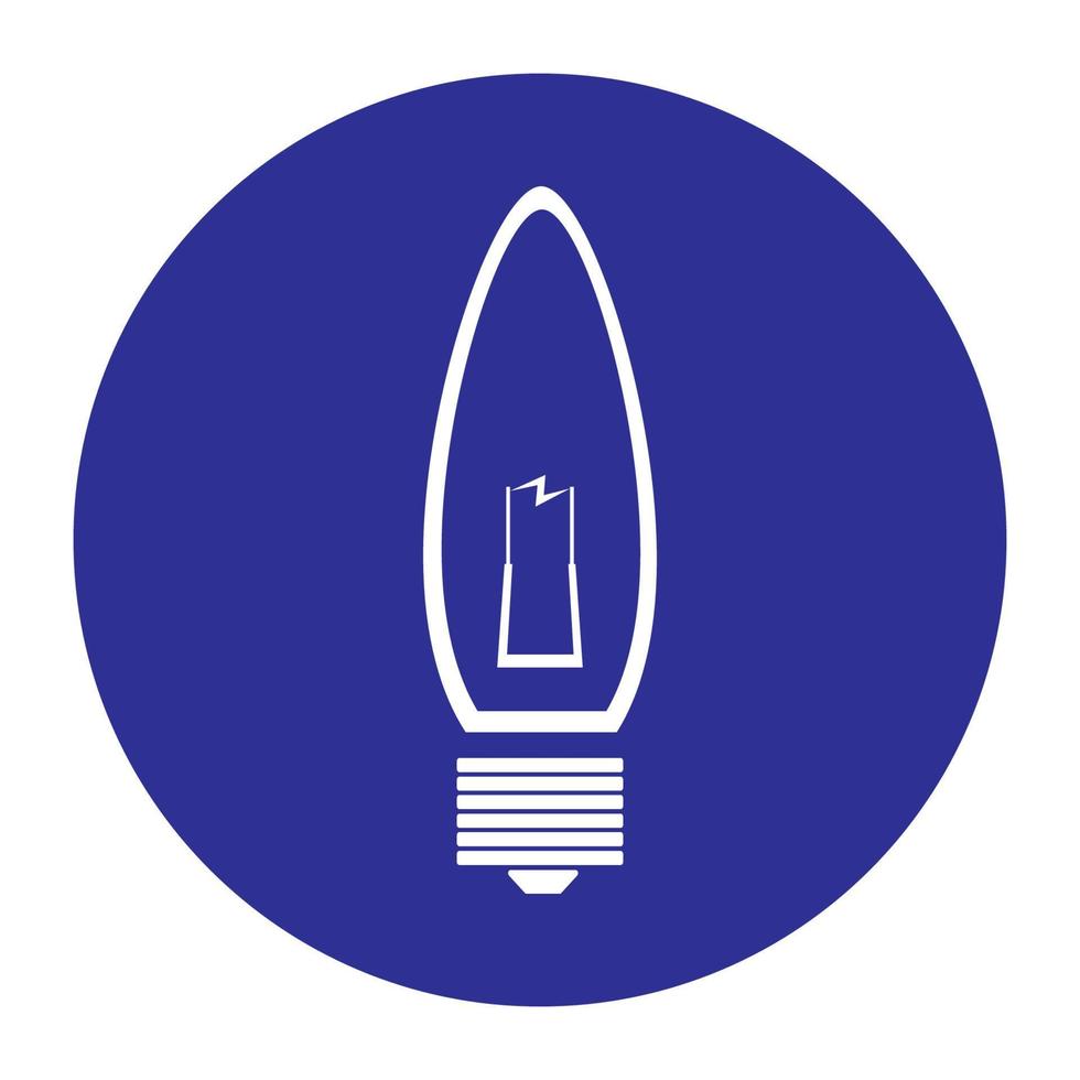 Lampen-Logo-Vektor vektor