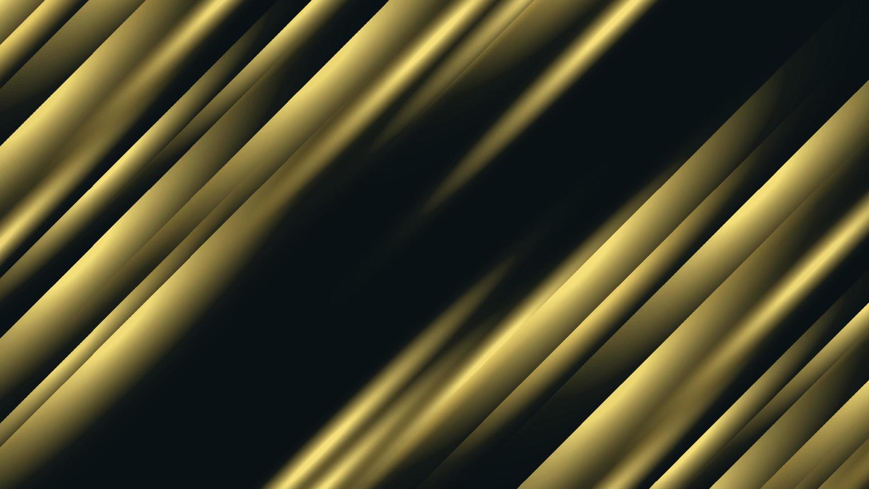 vorlagen metall textur weich linien tech diagonal hintergrund gold dunkel glatt sauber modern. vektor