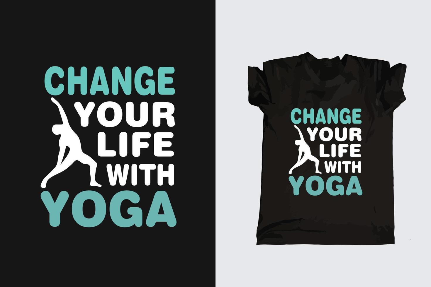 skriva ut redo meditation yoga tid typografi t-shirt design vektor