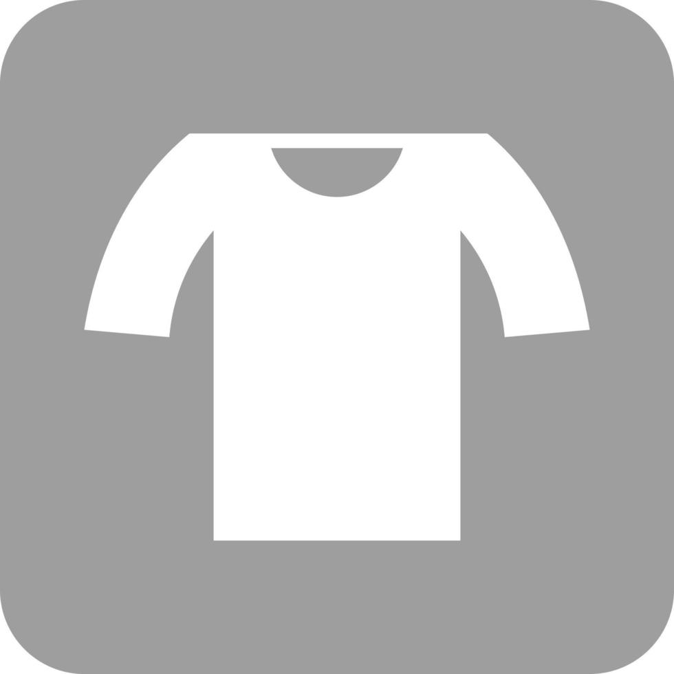 T-Shirt-Glyphe rundes Hintergrundsymbol vektor