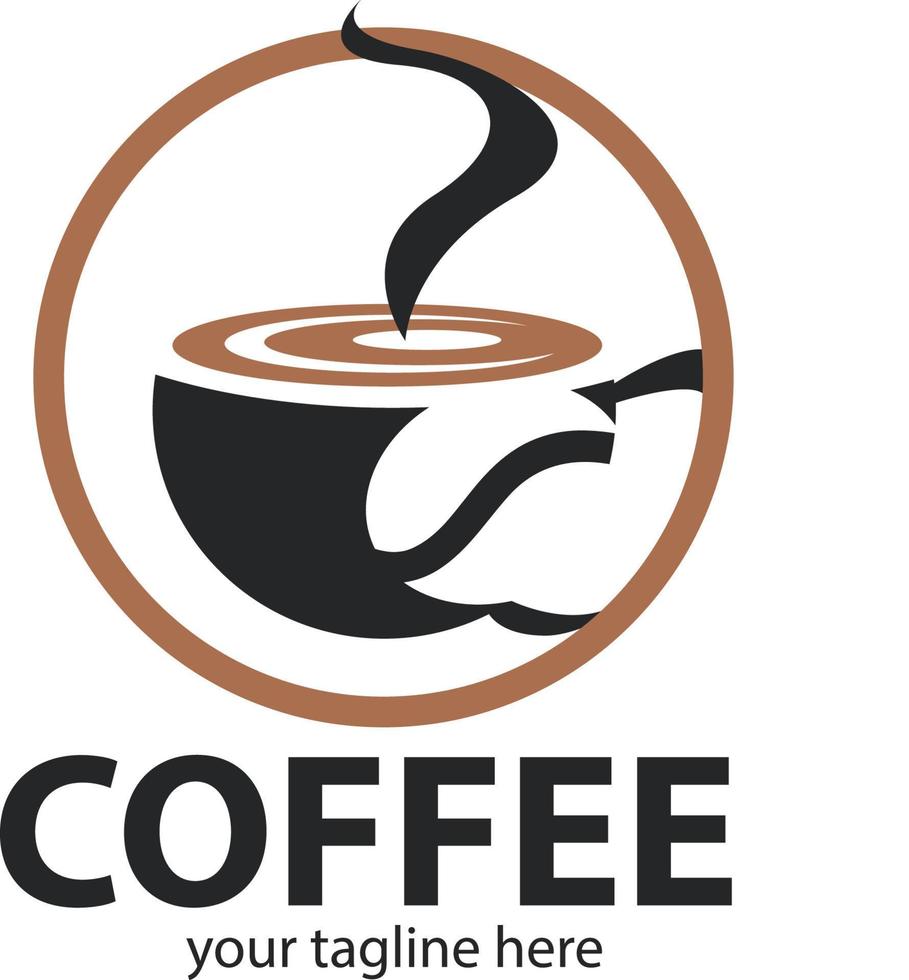 Kaffee-Logo-Design vektor