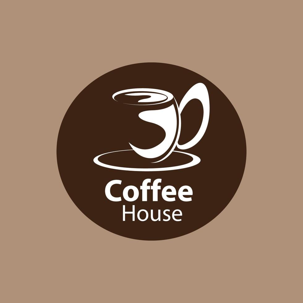 Kaffee-Logo-Design vektor