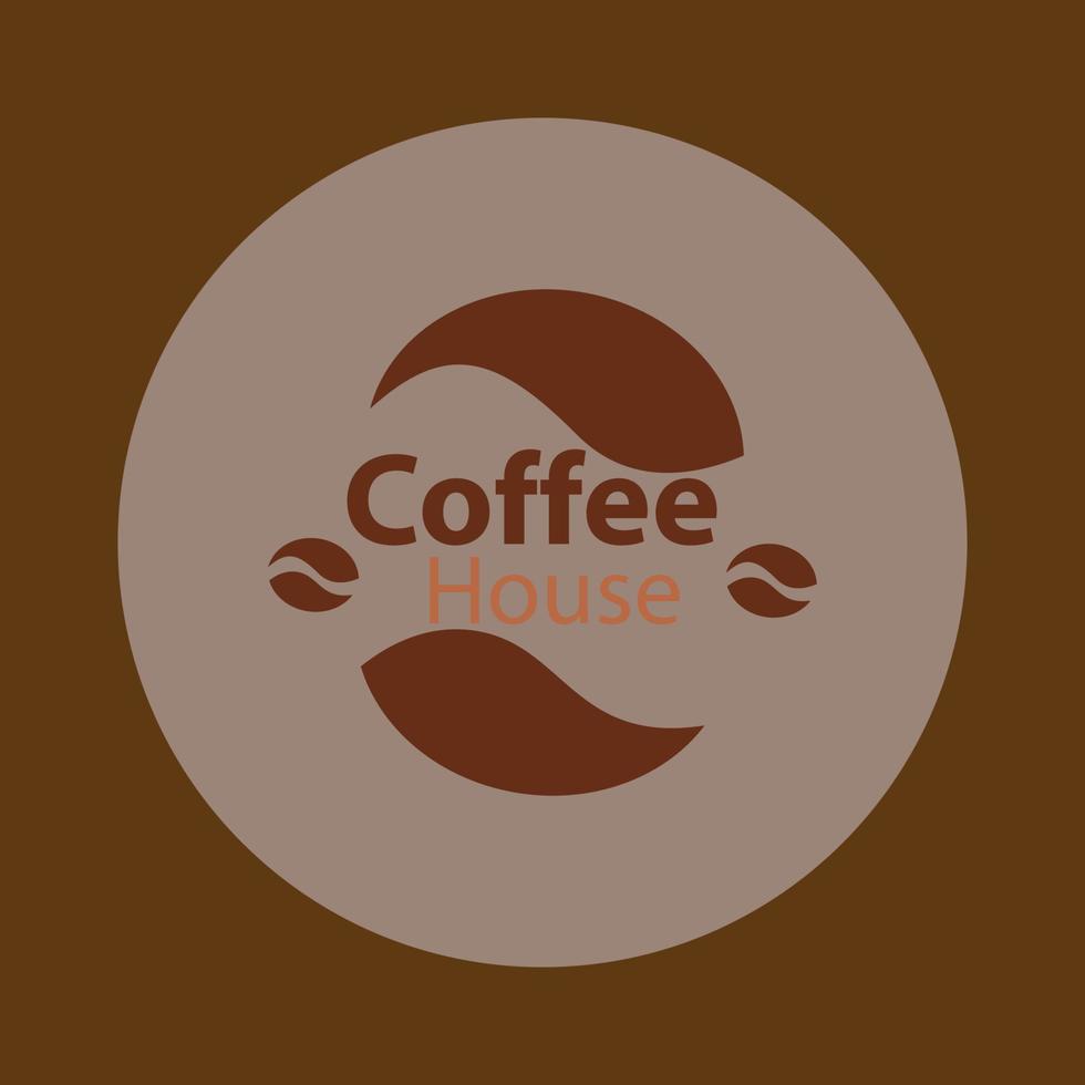 kaffe logotyp design vektor