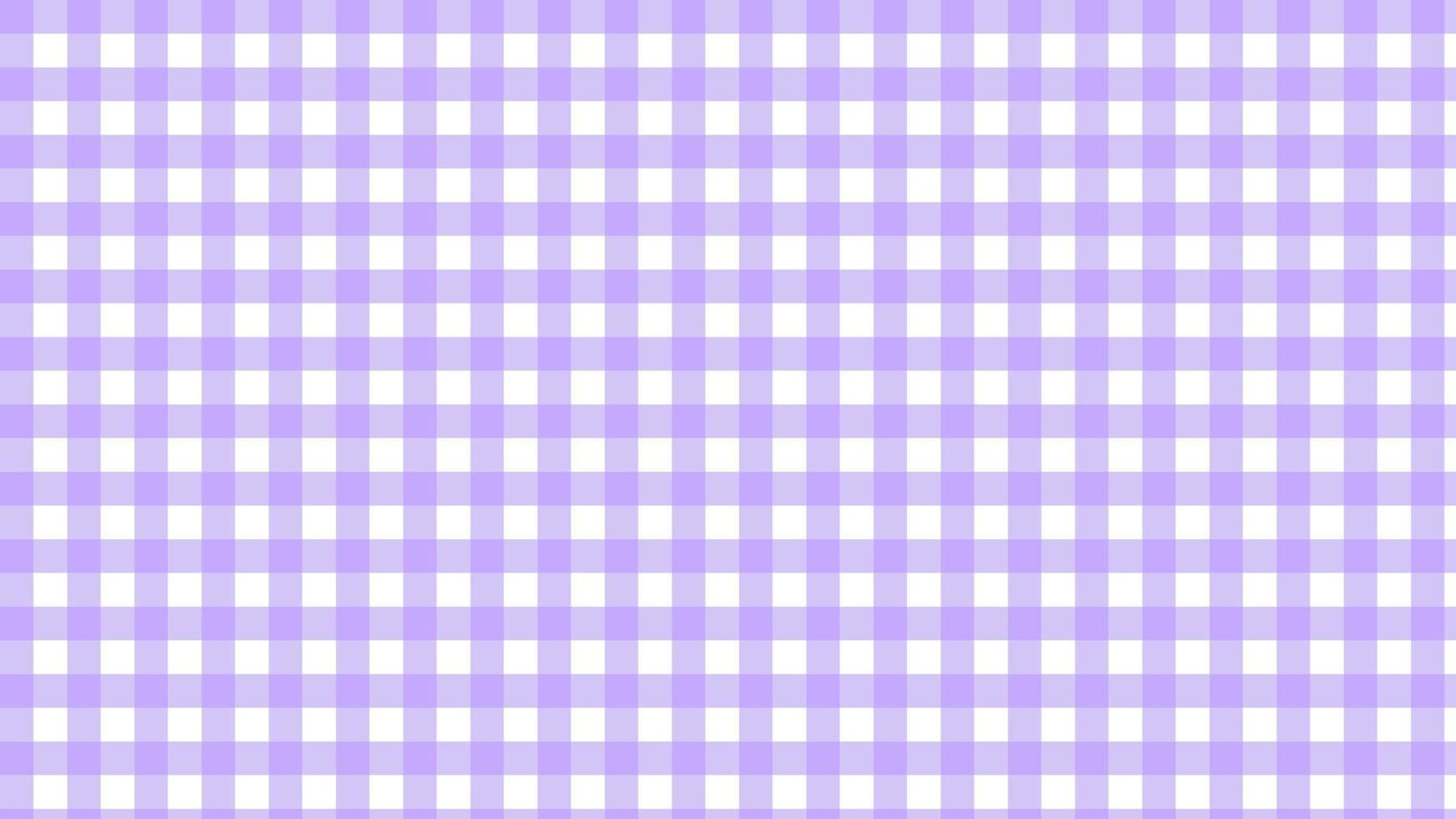 Ästhetischer Retro-Pastell-lila Gingham, Schachbrett, Karo, Plaid, karierte Tapete, perfekt für Postkarten, Tapeten, Hintergrund, Hintergrund, Banner für Ihr Design vektor