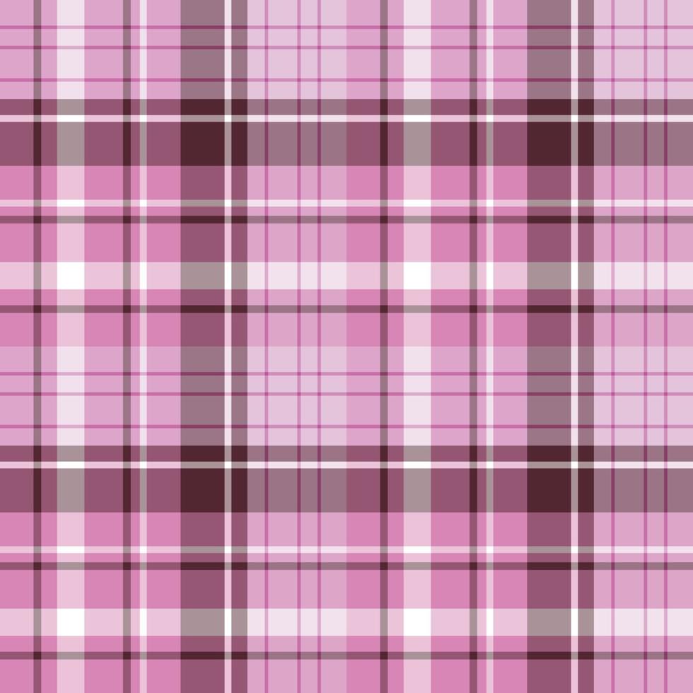 Nahtloses Muster in kreativen rosa Sommerfarben für Plaid, Stoff, Textil, Kleidung, Tischdecke und andere Dinge. Vektorbild. vektor