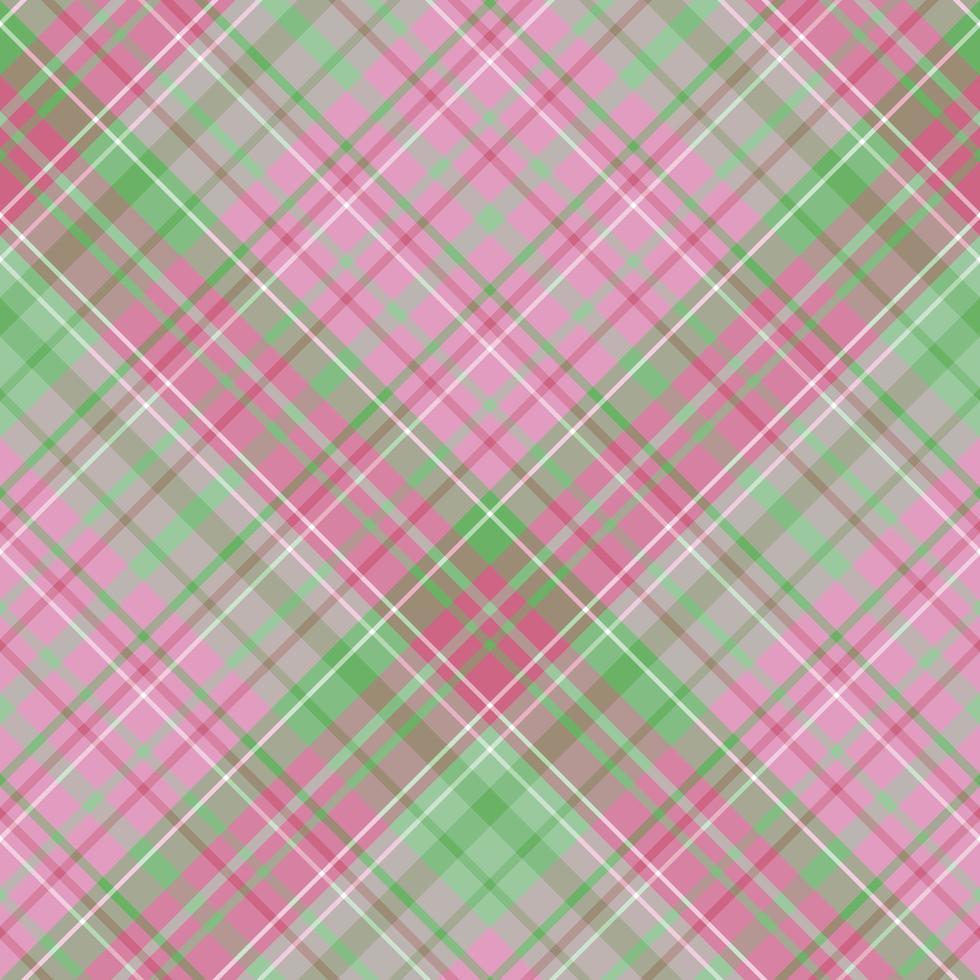 sömlös mönster i sommar kreativ rosa, grön och vit färger för pläd, tyg, textil, kläder, bordsduk och Övrig saker. vektor bild. 2
