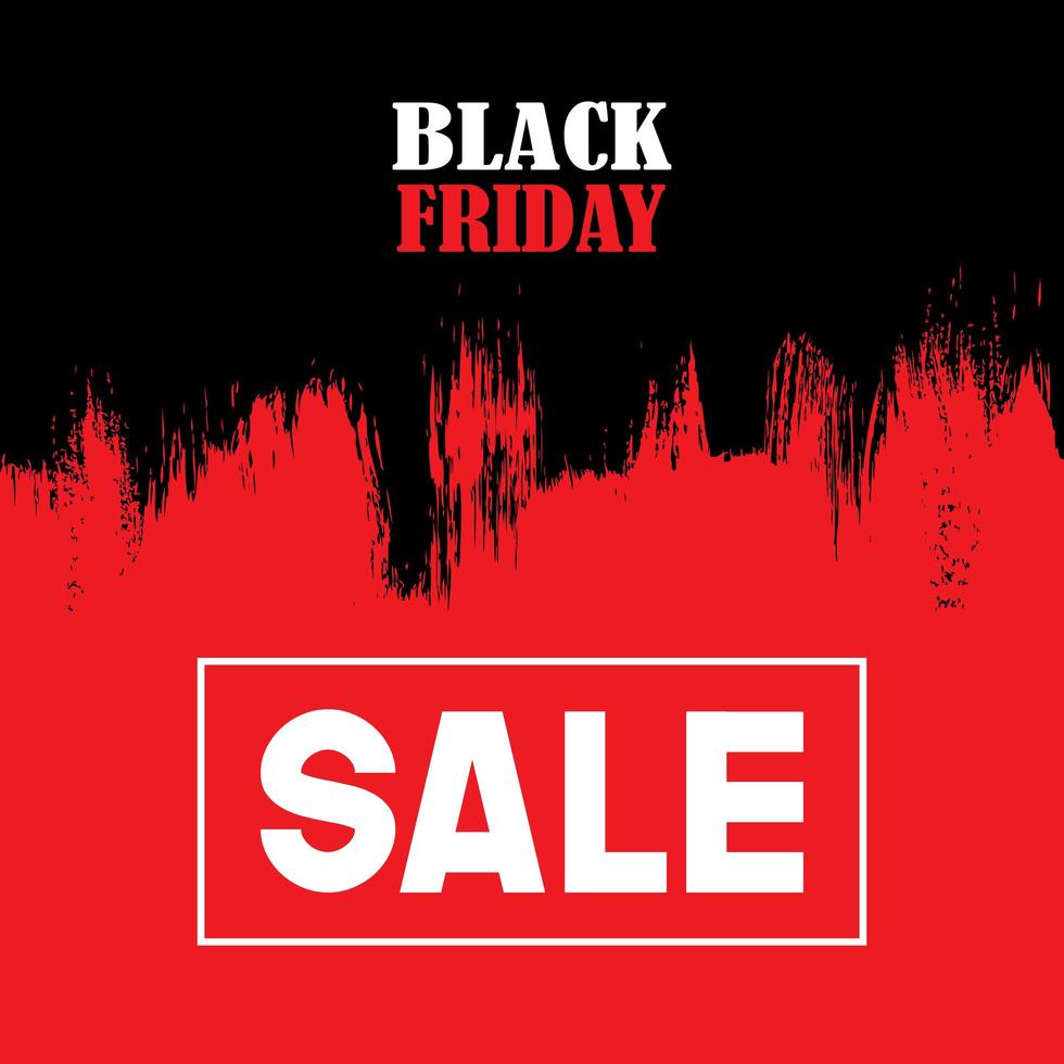 Grunge Black Friday Sale Hintergrund vektor