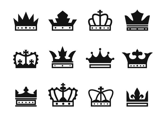 Gratis Crown Ikoner Vector