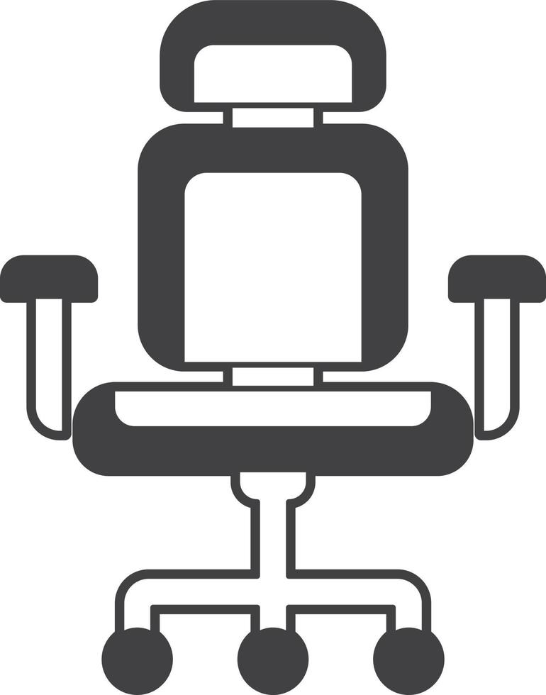 kontor stol illustration i minimal stil vektor