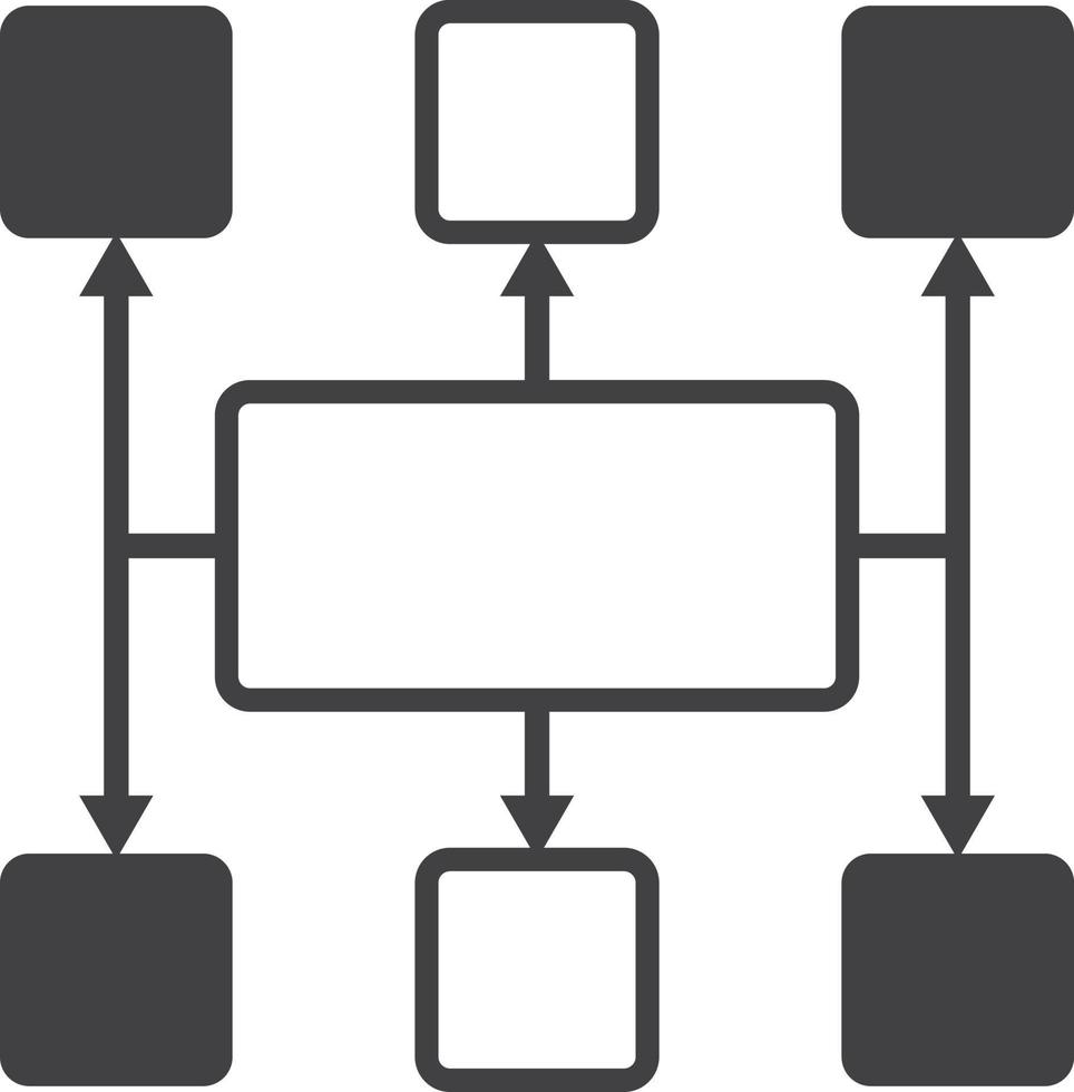 strategiekonzeptillustration im minimalen stil vektor