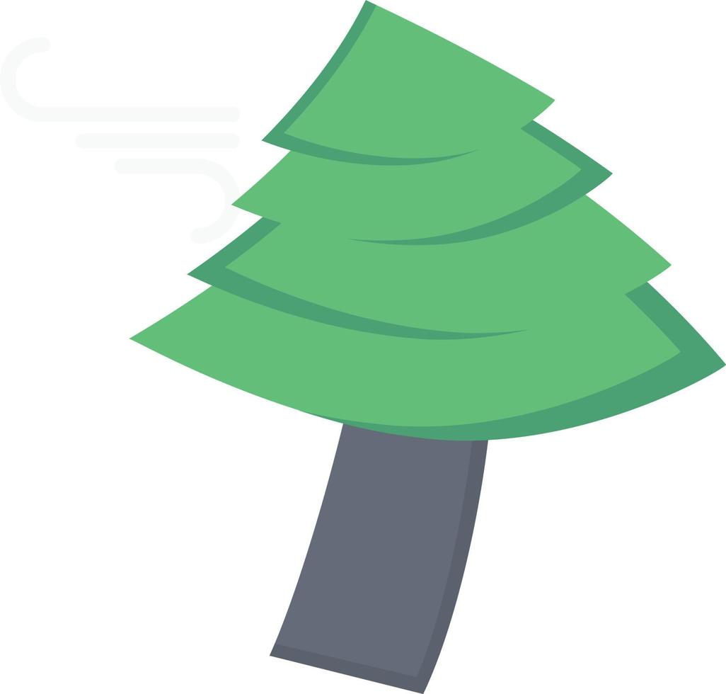 vind träd vektor illustration på en bakgrund. premium kvalitet symbols.vector ikoner för koncept och grafisk design.