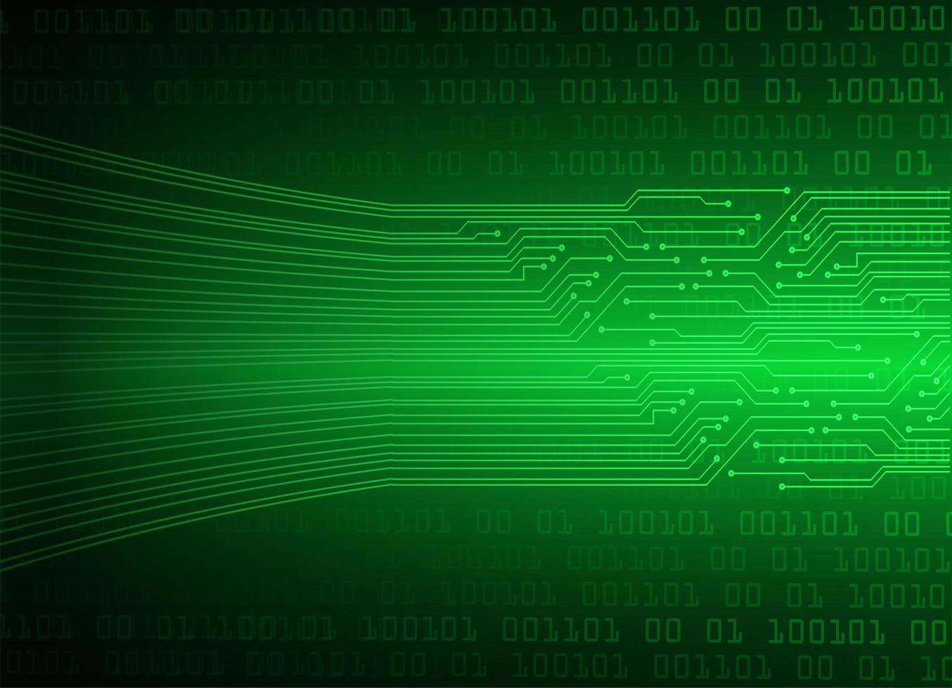 grön cyberkrets framtida teknikbakgrund vektor