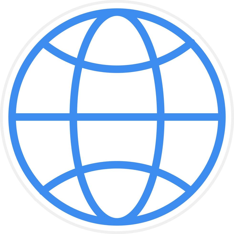 weltweiter Icon-Stil vektor