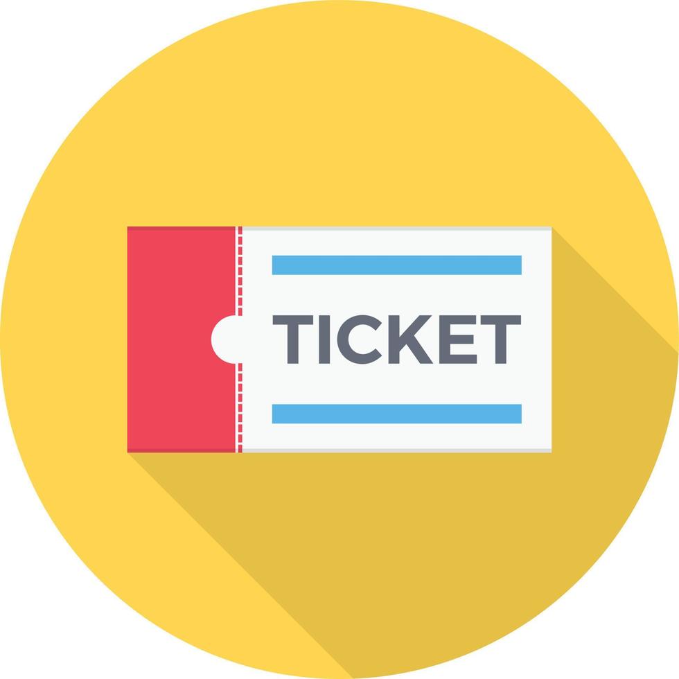 ticketvektorillustration auf einem hintergrund. hochwertige symbole. vektorikonen für konzept und grafikdesign. vektor