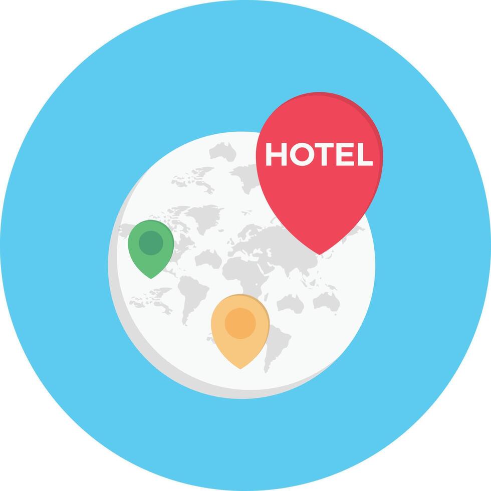 hotell plats vektor illustration på en bakgrund. premium kvalitet symbols.vector ikoner för koncept och grafisk design.