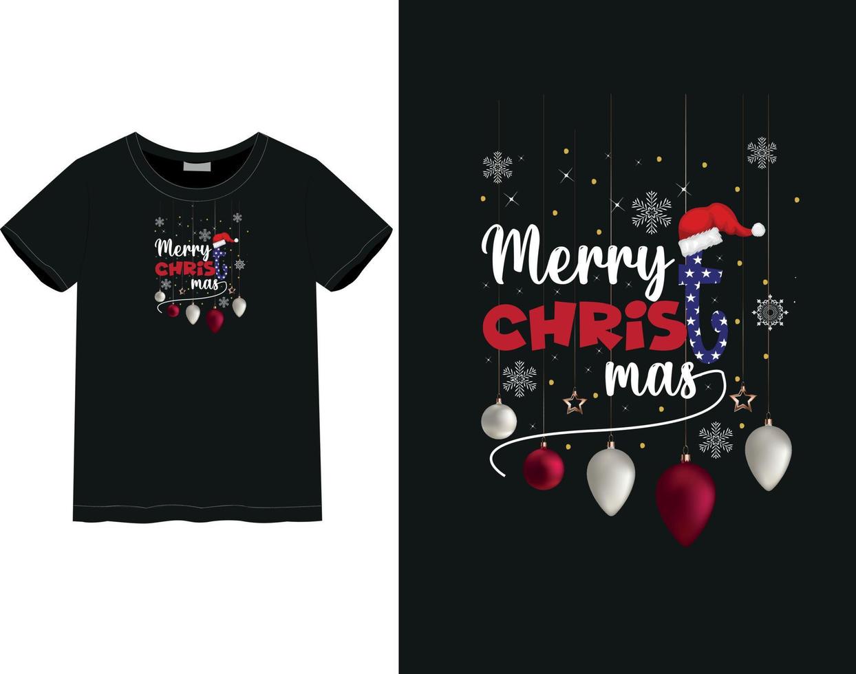 Frohe Weihnachten Tagest-shirt vektor