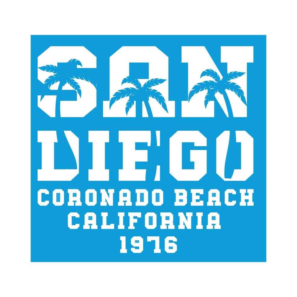 vektor illustration på de tema av surfa och surfing i Kalifornien, san diego, coronado strand. typografi, t-shirt grafik, skriva ut, affisch, surfa sport coronado typografi, t-shirt grafik, vektorer.