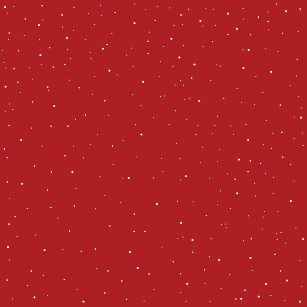 unordentlicher Punktweihnachtshintergrund mit roter Farbe vektor